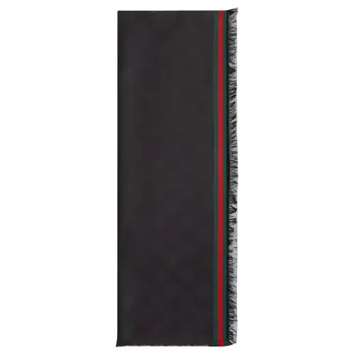 GUCCI Gg Web Trim Stole