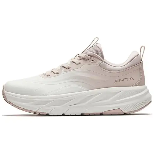 Anta Divine Journey 10 Cushioning Slip Resistant Abrasion Resistant Low top Training Running Shoes Women's White Pink
