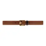 GUCCI Bamboo Leather Belts Women's Brown Width 3cm