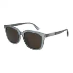 GUCCI Light Blue Oval Sunglasses Men's