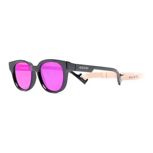 mirrored square-frame sunglasses