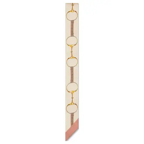 GUCCI Printed Silk Ribbon