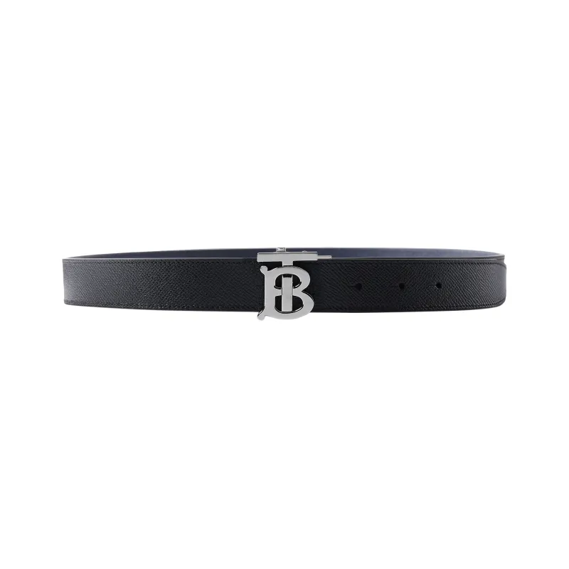 【Previous Season】TB monogram plaque leather belt