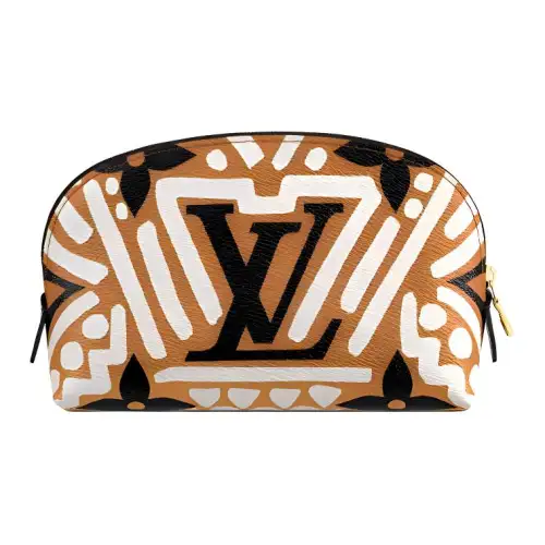 LOUIS VUITTON Crafty Pochette Cosmetique Caramel/Cream