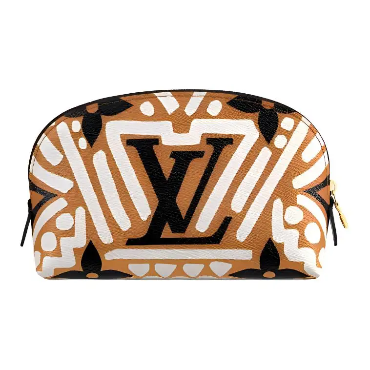 LOUIS VUITTON Crafty Pochette Cosmetique Caramel/Cream