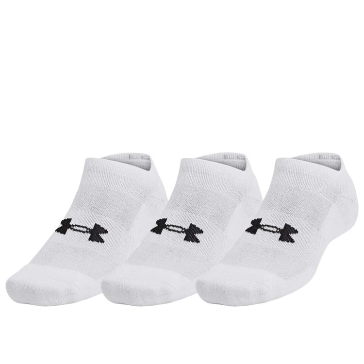 Under Armour Ankle Socks Unisex 3 Pack White