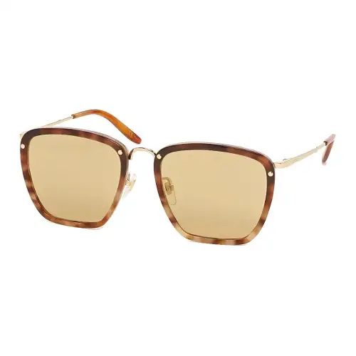 GUCCI Fashion Irregular Shape Sunglasses Unisex Gold