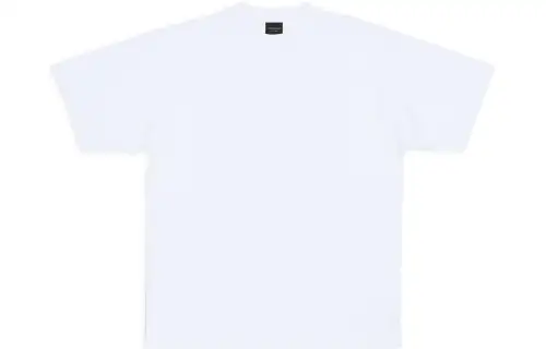 Balenciaga Men's Care Label Medium Fit T Shirt