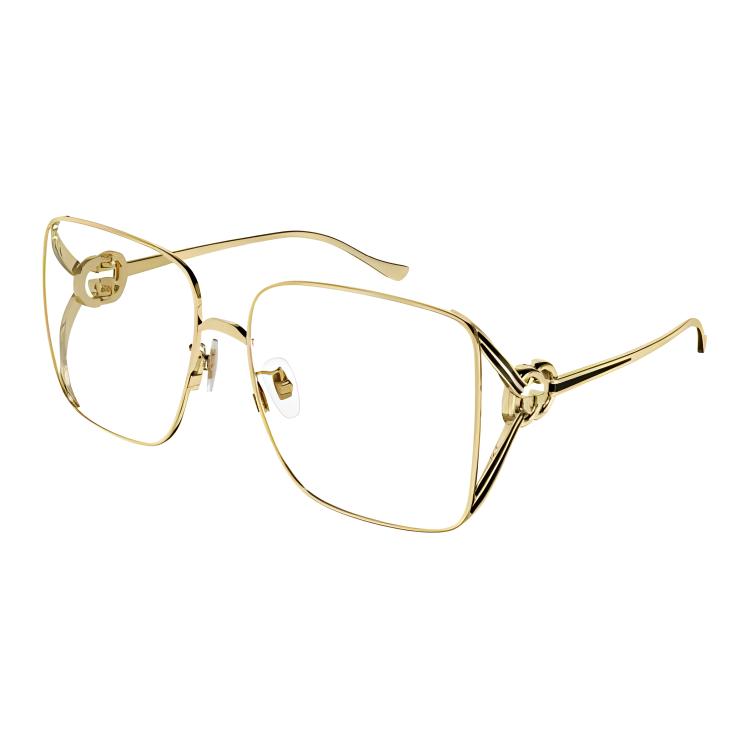 【Previous Season】sculpted-arm square-frame glasses