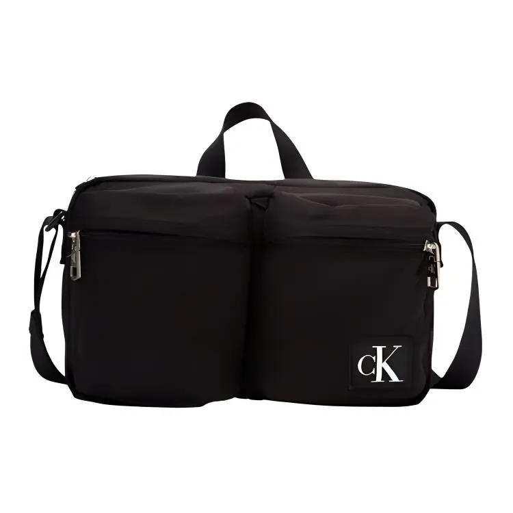 CALVIN KLEIN Fabric Shoulder Bag, Crossbody Bag, Handbag Medium Men's Black