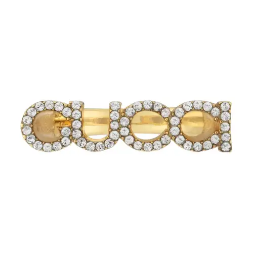 GUCCI GG Monogram Rings Women's Gold