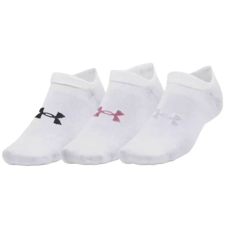 Under Armour Ankle Socks Unisex 3 Pack White