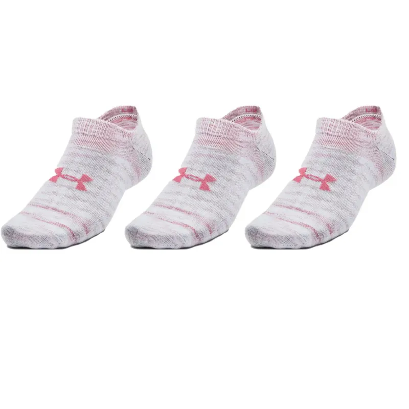 Under Armour Ankle Socks Unisex 3 Pack Pink