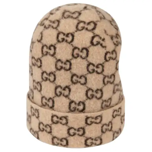 GUCCI Beanies Unisex Brown