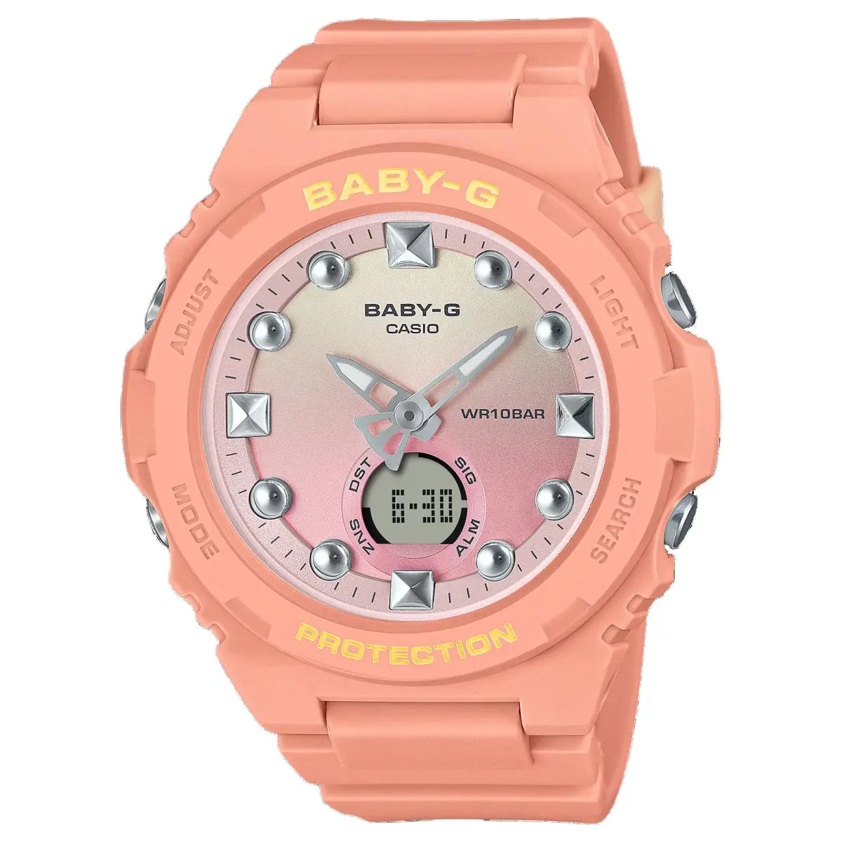 CASIO BGA 320 ['100', 301050]m Waterproof Quartz Movement Resin Strap Watch Women's Watch