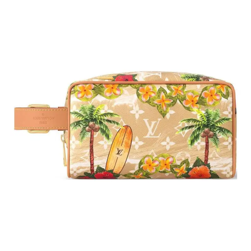 LOUIS VUITTON Locker Dopp Kit Monogram Surfin' Sand
