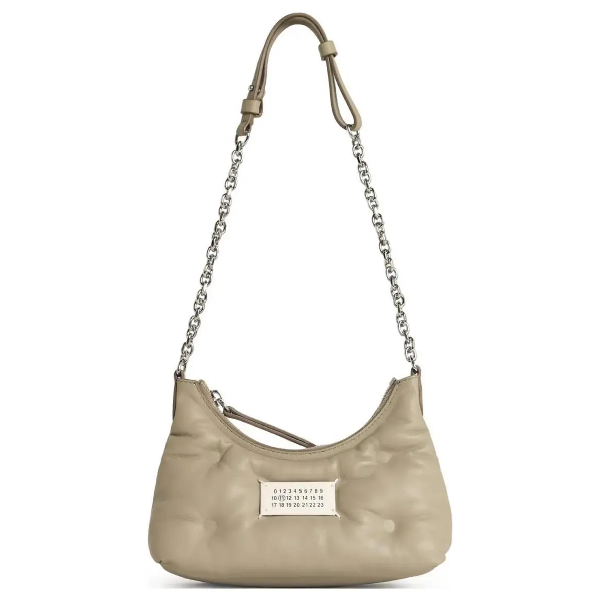 Maison Margiela Calfskin Shoulder Bag Women's Gray