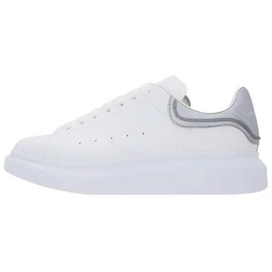 Alexander McQueen Oversized White Silver Metallic
