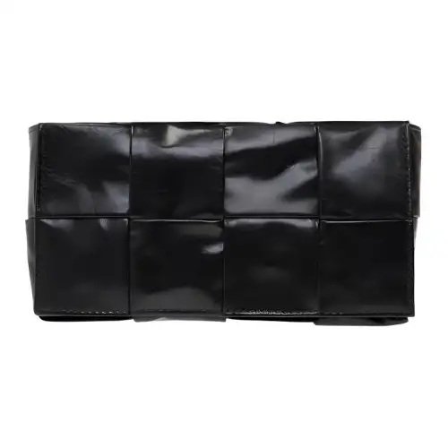 Bottega Veneta Logo Calfskin Fanny Pack Men's Black