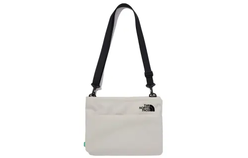 THE NORTH FACE 0.6L Crossbody Bag, Shoulder Bag, Outdoor Bag Polyester Ecru Unisex