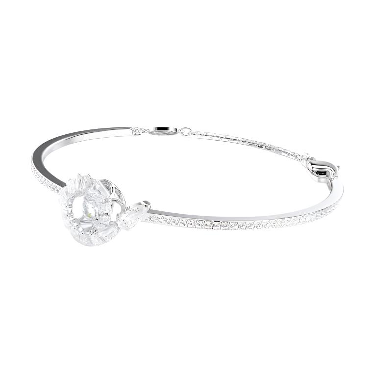 Женские браслет Swarovski SNAKE (серебряный)