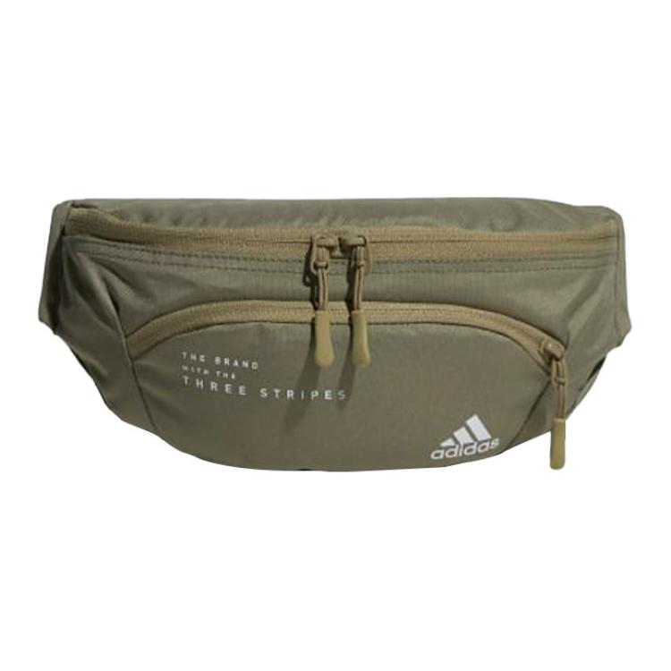 Adidas Minimalist Style Polyester Waist Bag Chest Bag Regular Unisex Brown