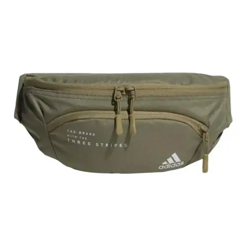 Adidas Minimalist Style Polyester Waist Bag Chest Bag Regular Unisex Brown