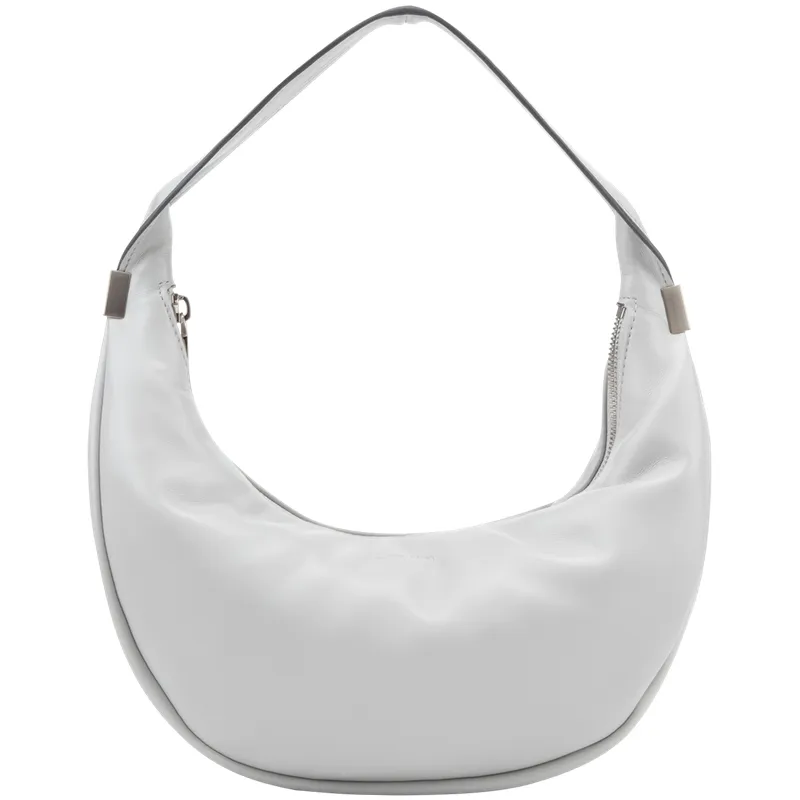 CALVIN KLEIN Synthetic Material Handbag, Shoulder Bag Women's Pearl Gray