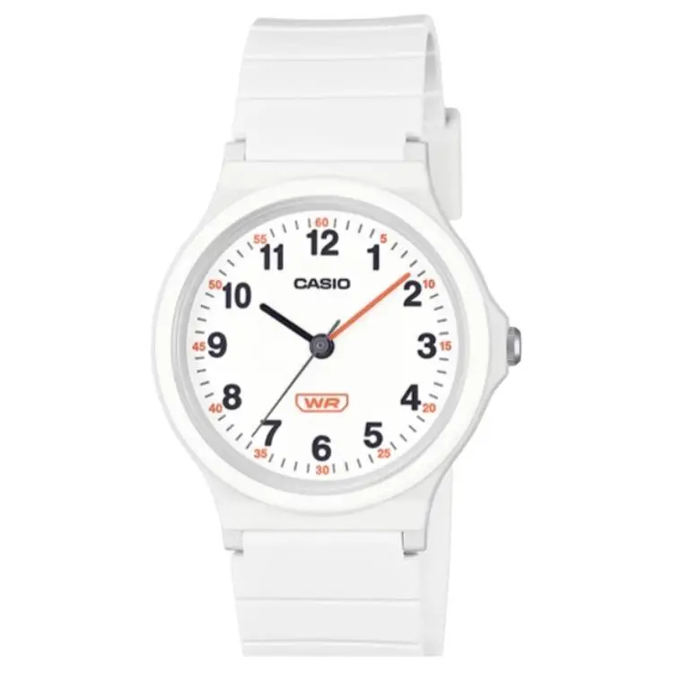 CASIO Regular 30m Waterproof Quartz Movement Resin Strap Watch Women's Watch White Dial