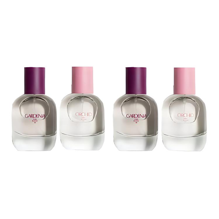 ZARA Floral perfume, set, orchid