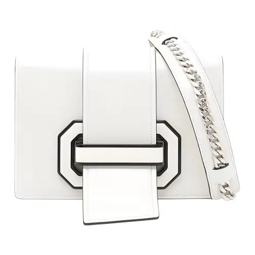 PRADA Cow Leather Shoulder Bag, Crossbody Bag Women's White