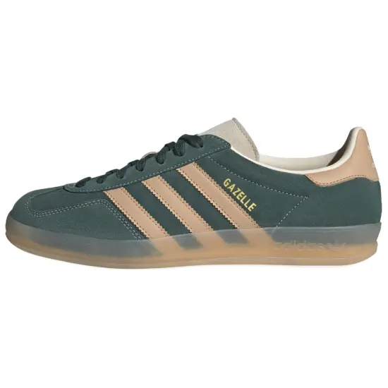 Adidas Gazelle Indoor Shadow Green Warm Sandstone