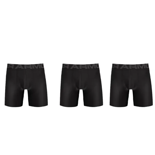 Under Armour Boxer Briefs Men's 3 Pack Black