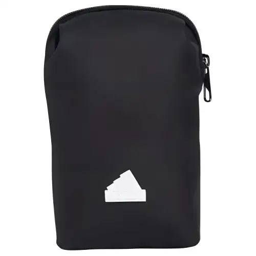 Adidas Polyurethane Cell Phone Pouch, Shoulder Bag, Crossbody Bag Regular Women's Black