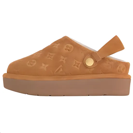 LOUIS VUITTON Aspen Casual Single Shoes Women's Brown