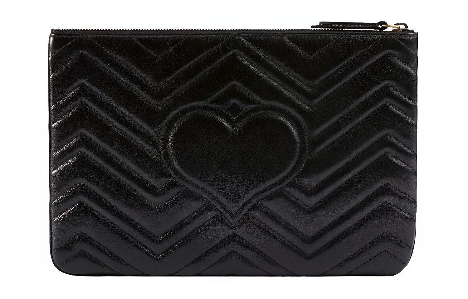 Женская сумка Gucci GG Marmont Logo (черная) — фото 2