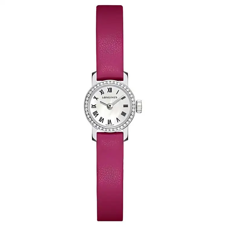 LONGINES Quartz Movement 30m Waterproof Women's Watch 16mm Mother of Pearl Color Watch Dial