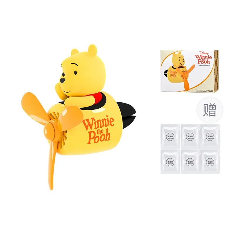 Disney Disney, airplane, perfume, universal aromatherapy all-season for auto, cartoon perfumed high quality creative accessory, pendant, Winnie the Pooh