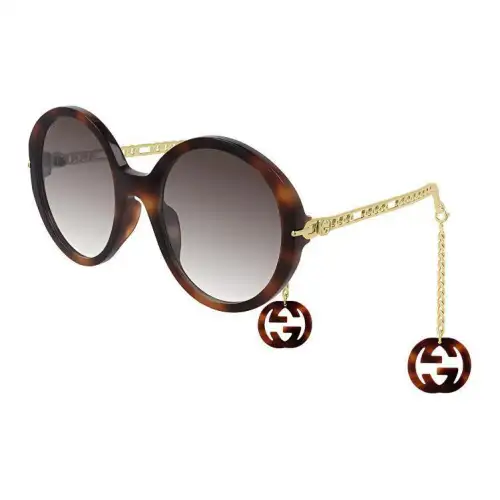 GUCCI Sunglasses Women's Tortoiseshell Brown