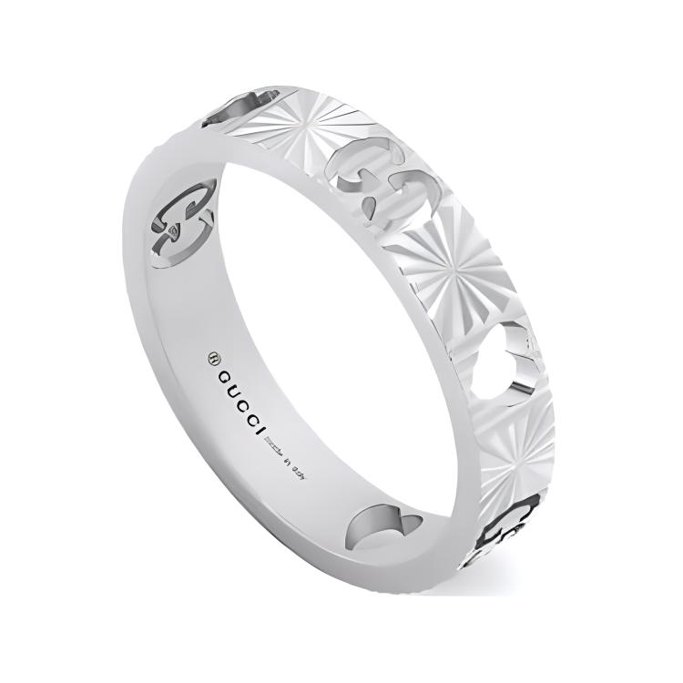 Кольцо Gucci Icon Ring (серебристое)