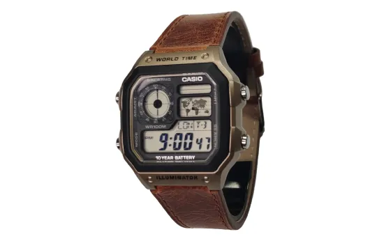 CASIO Custom Collection Quartz Movement Watch Men's Watches Black Dial