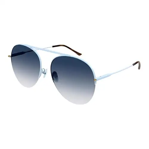 GUCCI Aviator Sunglasses Women's Blue