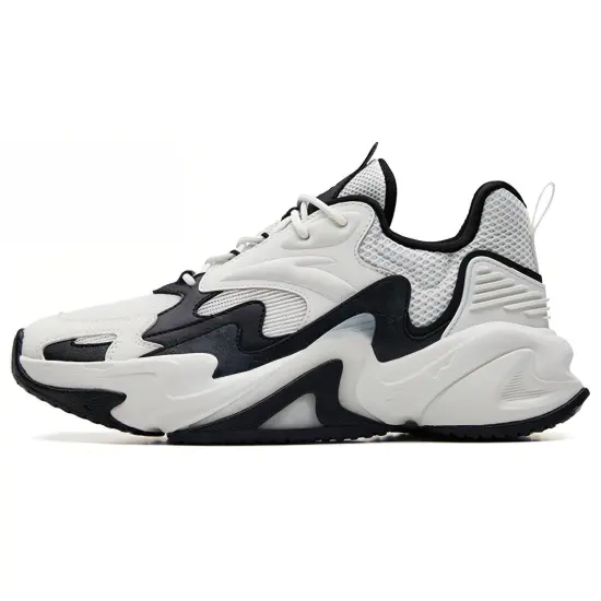Anta Walker 3.0 Cushioning Anti Slip And Wear Resistant Low Top Casual Shoes Women's White Black