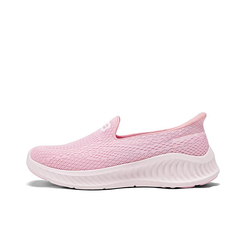 Skechers Women’s GO WALK Mesh Breathable Low top Casual Shoes Women’s Light Pink