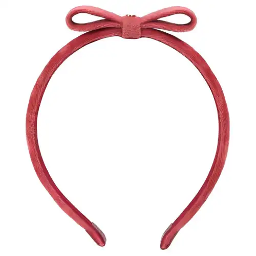 GUCCI Velvet Headbands Kids' Red