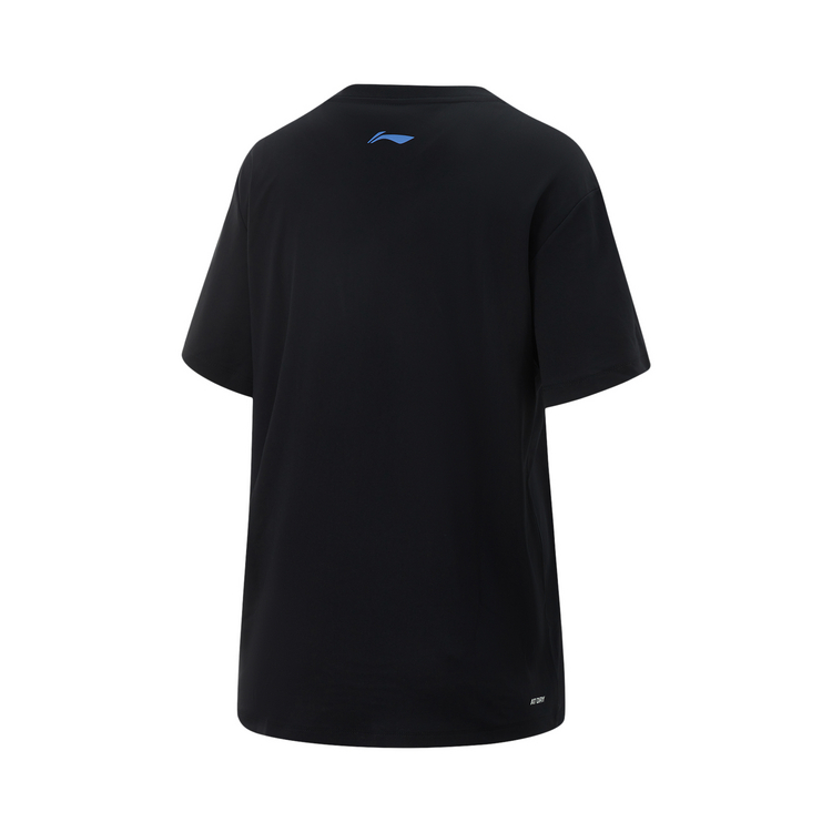 Li Ning Table Tennis Collection Table Tennis Clothing Unisex Black Crew Neck Moderate