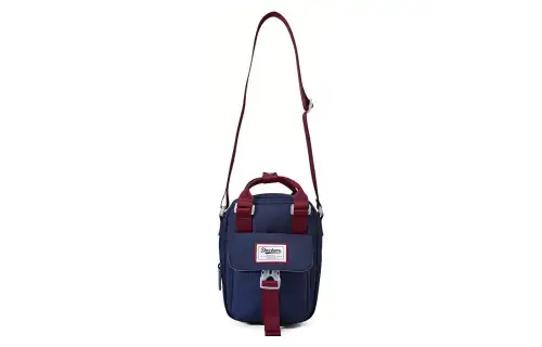 Skechers Fabric Shoulder Bag, Crossbody Bag Regular Unisex Marine Blue