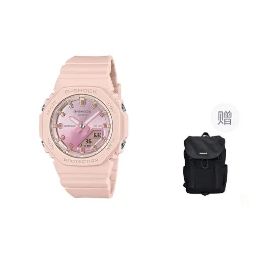 CASIO Unisex Liquid Crystal/Analog Dual Display Series Pink Watch
