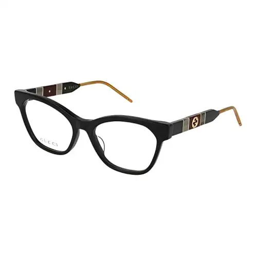 GUCCI Cat Eye Cat Eye Eyeglass Frames Women's Black