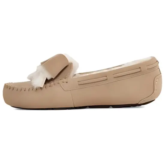 UGG Dakota Fur Bow 'Sand' Women's